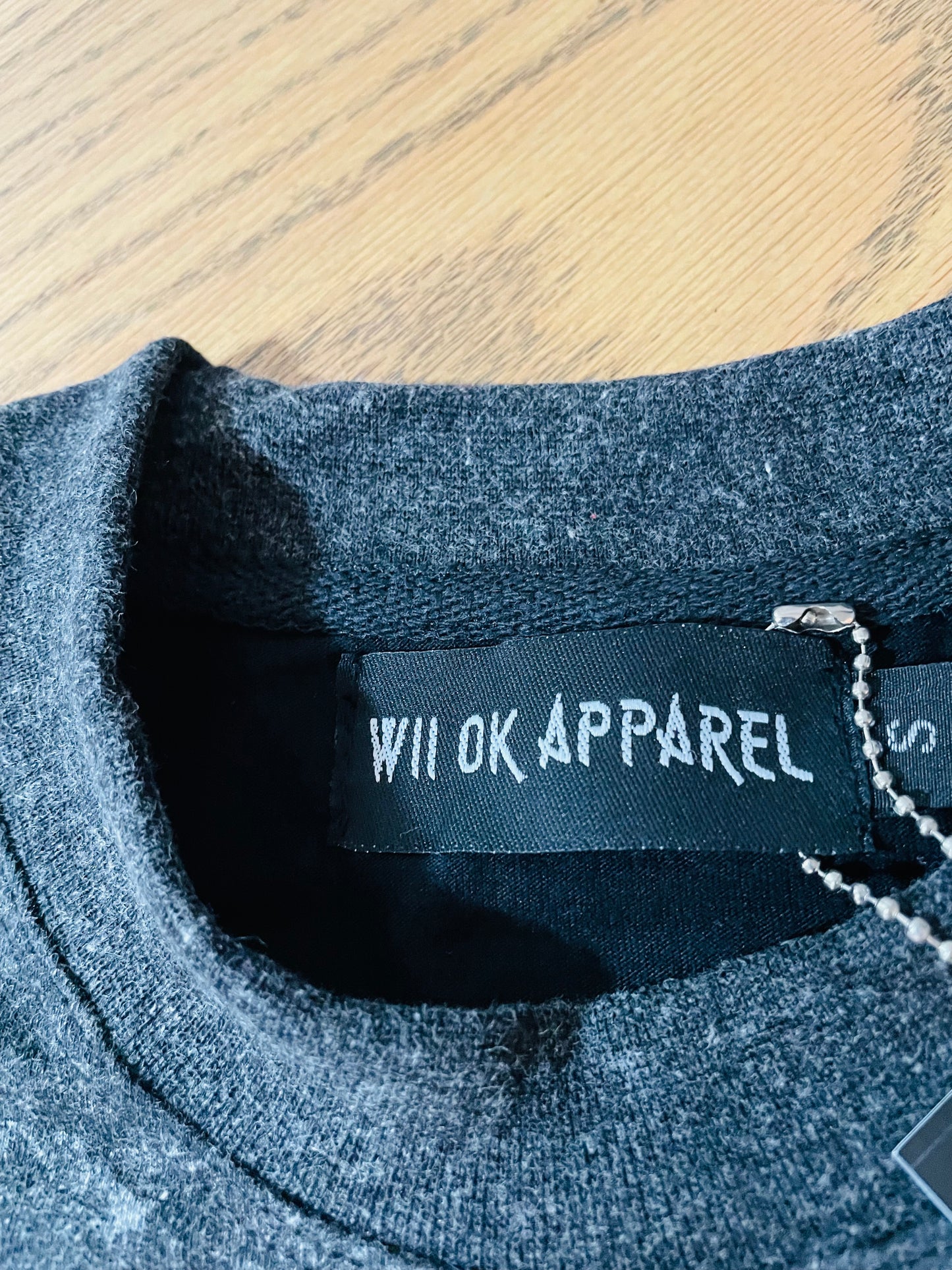 BLACK ROCKSTAR TOP (acid-wash)